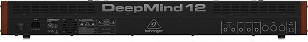 Behringer DeepMind 12 Analog Synthesizer Keyboard, 49-Key, Rear