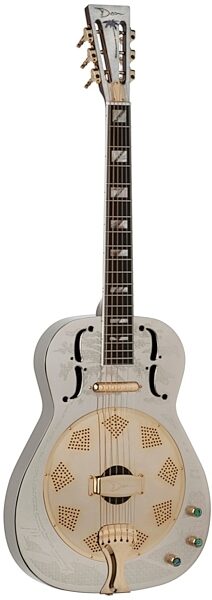 Dean Chrome Resonator Guitar, Chrome and Gold