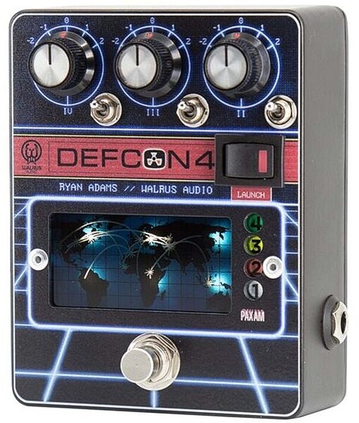 Walrus Audio Ryan Adams Signature Defcon4 Preamp Pedal, Left