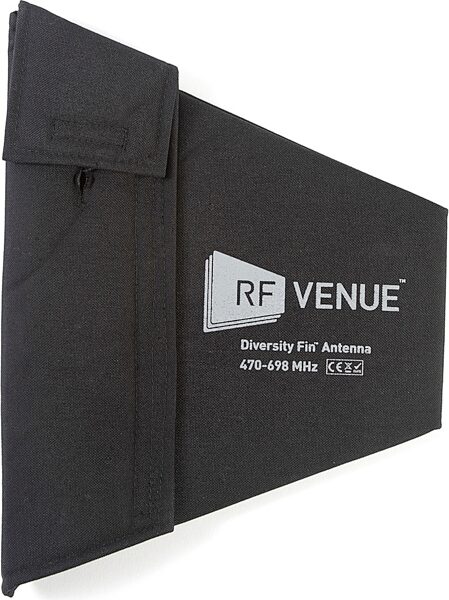 RF Venue DFIN Diversity Fin Antenna Cover, Black, Action Position Front