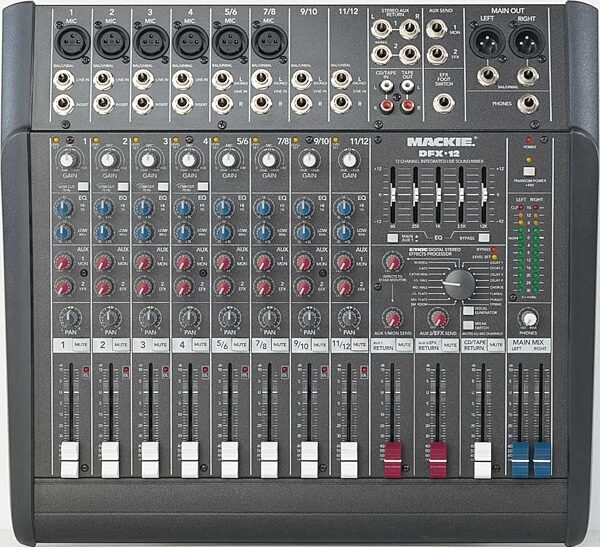 Mackie DFX12 12-Channel Mixer with Effects, Main