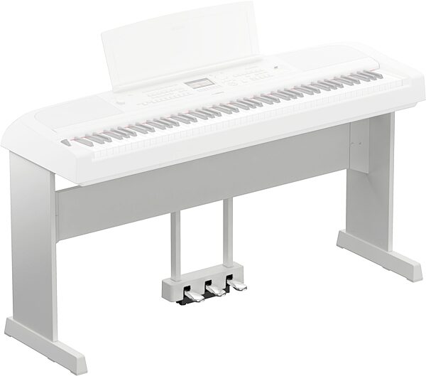 Yamaha L-300 Stand for DGX-670 Piano, White, Action Position Back