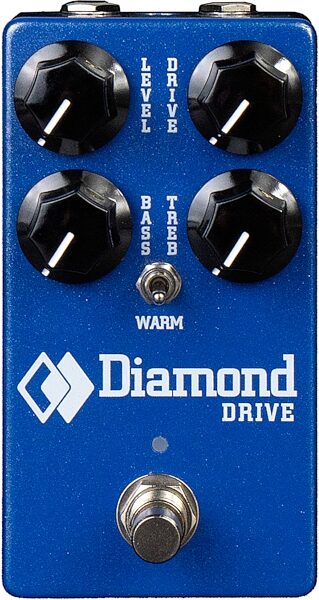 Diamond Drive Overdrive Pedal, With Active Baxandall EQ, Action Position Back