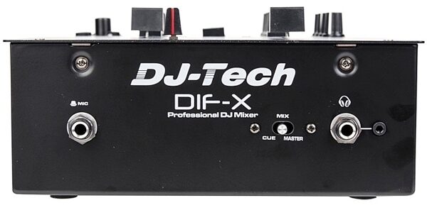 DJ Tech DIF-X Professional DJ Mixer, 2-Channel, Side