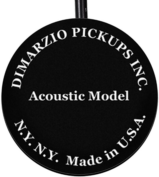 DiMarzio DP130 Acoustic Model Guitar Pickup, Black, Main