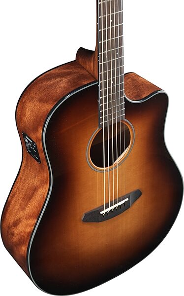 Breedlove Discovery Dreadnought CE Sunburst Acoustic-Electric Guitar (with Gig Bag), Angled Front