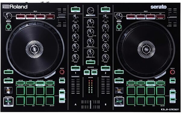 Roland DJ-202 Professional DJ Controller, New, Main