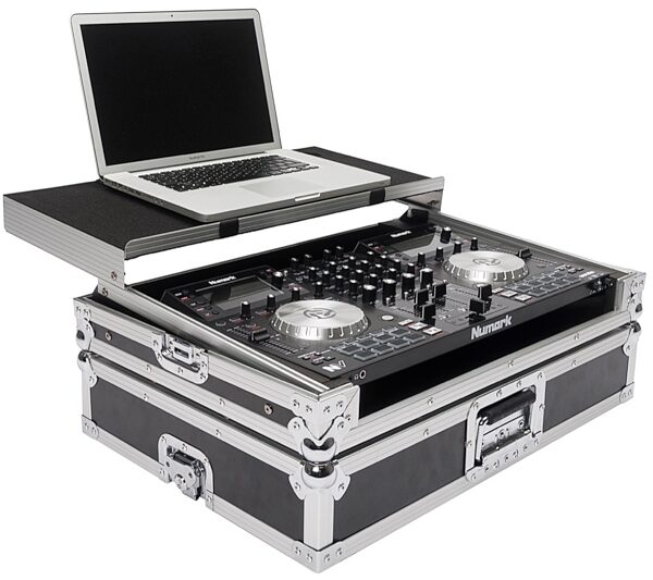 Magma DJ Controller Workstation Case for Numark NV or NVII, Angle