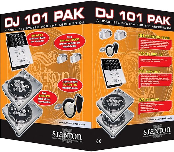 Stanton DJ 101 Pak Starter Package, Main