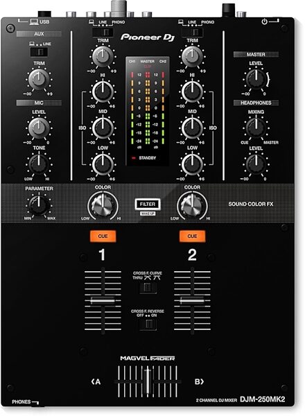 Pioneer DJM-250MK2 DJ Mixer, New, Main