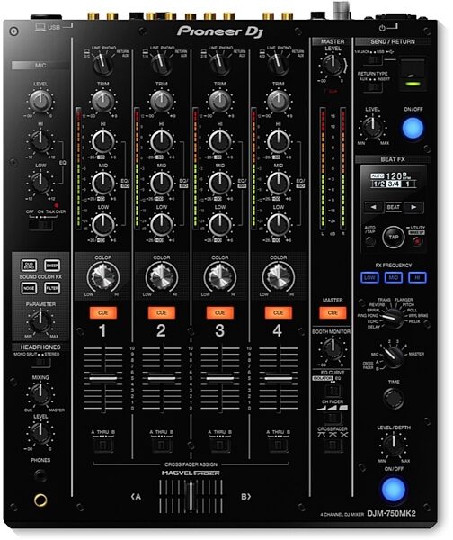 Pioneer DJ DJM-750 MK2 DJ Mixer, New, Main