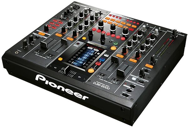 Pioneer DJM-2000 4-Channel DJ Mixer, Angle