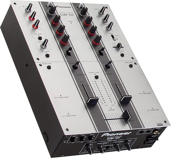 Pioneer DJM707 Battle DJ Mixer, Angle