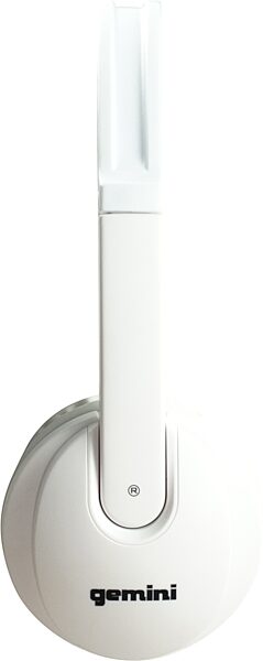 Gemini DJX-200 DJ Headphones, White, Main