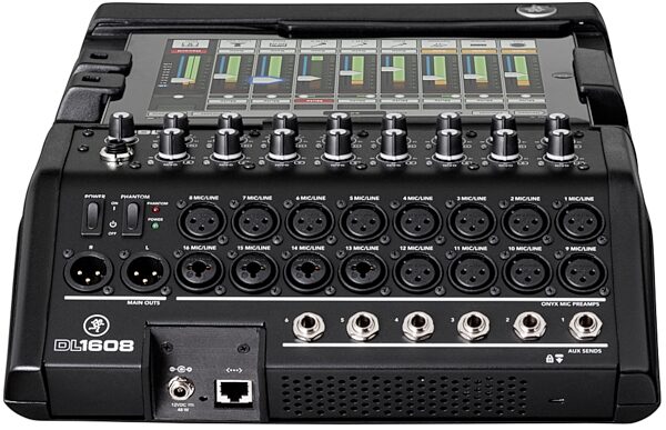Mackie DL1608 Digital iPad Controlled Mixer (with 30-Pin Dock Connector), Rear