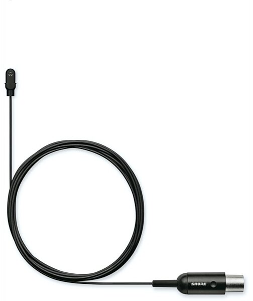 Shure DL4 Omni-Directional Lavalier Condenser Microphone, Black, MTQG Connector, Main