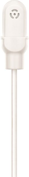 Shure DL4 DuraPlex Omnidirectional Lavalier Condenser Microphone, White, MTQG Connector, Detail Front