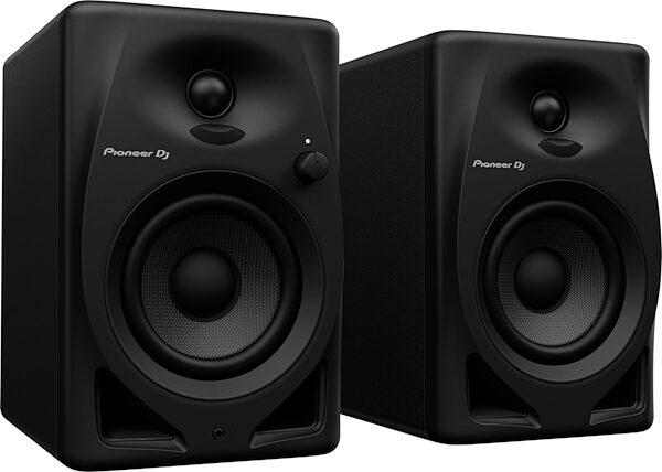Pioneer DJ DM-40D Desktop Monitor Speakers, Black, Pair, Action Position Back