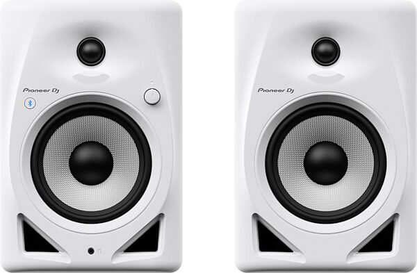 Pioneer DJ DM-50D-BT Bluetooth Desktop Monitors, White, DM-50DBT-W, Pair, Main