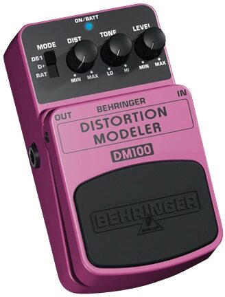 Behringer DM100 Distortion Modeler Pedal, Angle