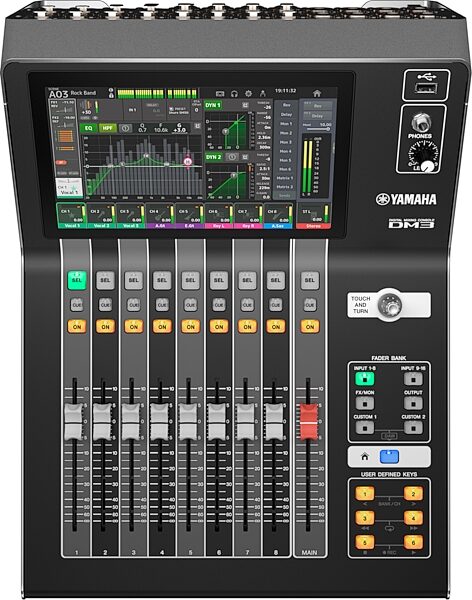 Yamaha DM3-D Digital Mixer - Dante Edition, New, Detail Front