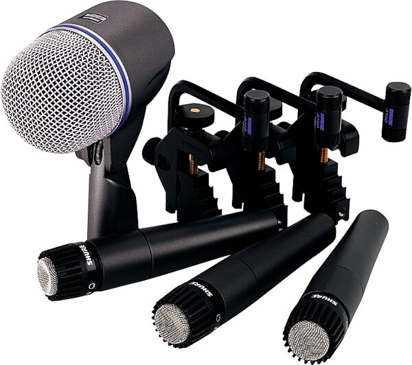 Shure DMK57-52 Drum Microphone Package (3 x SM57, 1 x Beta52, Case, Drum Mounts), New, Main
