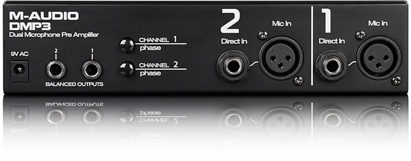 M-Audio DMP3 Dual Mic Pre and Direct Box, Back