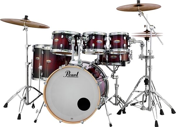 Pearl DMP927S Decade Maple Drum Shell Kit, 7-Piece, Action Position Back