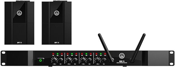 AKG DMS70 Q Instrumental Digital Wireless System (4-Channel, Dual Transmitter), Main
