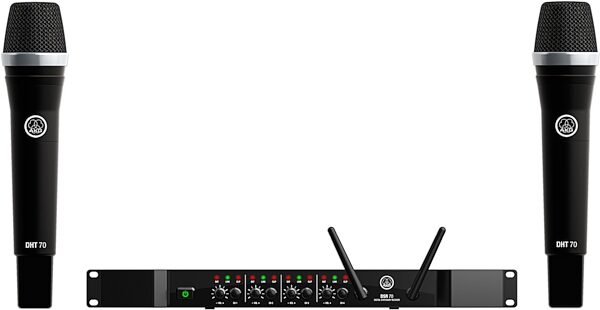 AKG DMS70 Q Vocal Set Digital Handheld Microphone Wireless System (4-Channel, Dual Transmitter), Main