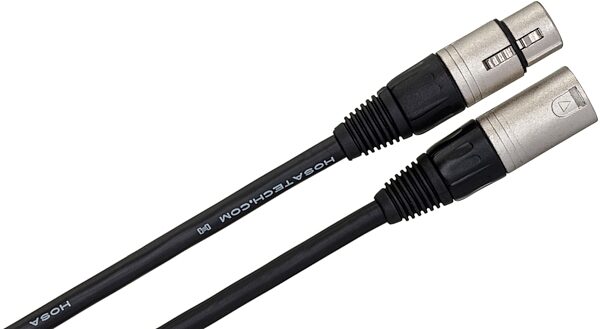 Hosa DMX-000 DMX512 4-Conductor XLR5-M to XLR5-F Cable, 100 foot, DMX-100, Action Position Back