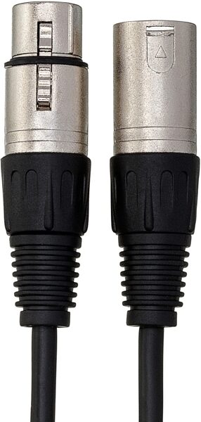 Hosa DMX512 2-Conductor XLR3-M to XLR3-F Cable, 5 foot, DMX-305, Action Position Back
