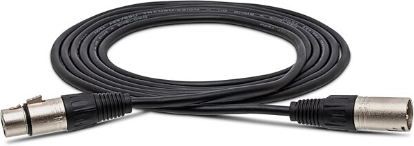 Hosa DMX512 2-Conductor XLR3-M to XLR3-F Cable, 5 foot, DMX-305, Action Position Back