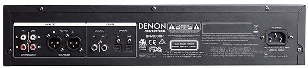 Denon DN-300CR Professional CD Recorder, ve