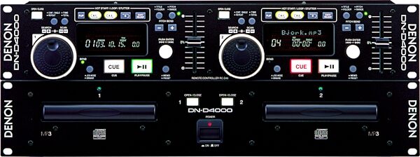 Denon DND4000 Pro Dual CD/MP3 Player, Main
