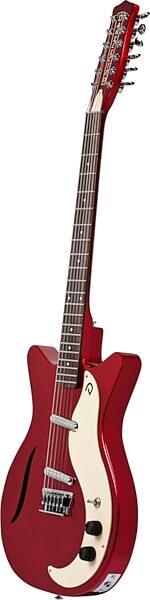 Danelectro 59 Vintage 12-String Electric Guitar, Red Metallic, Action Position Back