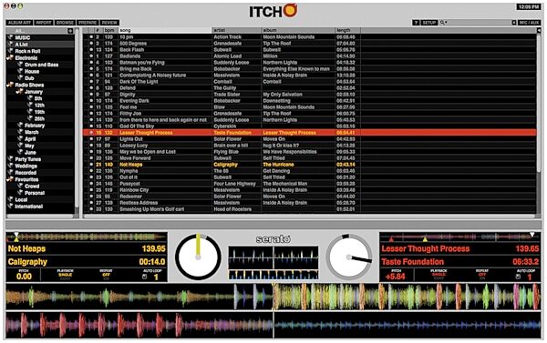 Denon DNHC5000 Serato Itch USB MIDI DJ Controller, Serato Itch
