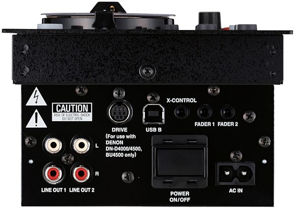 Denon DNHC5000 Serato Itch USB MIDI DJ Controller, Back