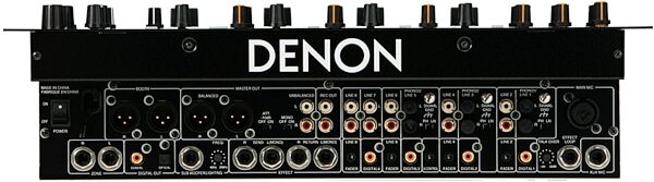 Denon DNX900 Professional Rackmount DJ Mixer, Rear