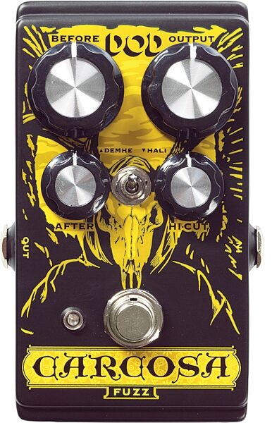 DOD Carcosa Fuzz Pedal, New, Action Position Back