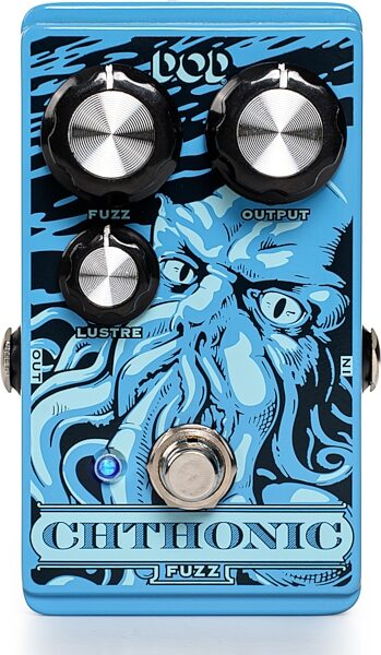 DOD Chthonic Fuzz Pedal, New, Action Position Back