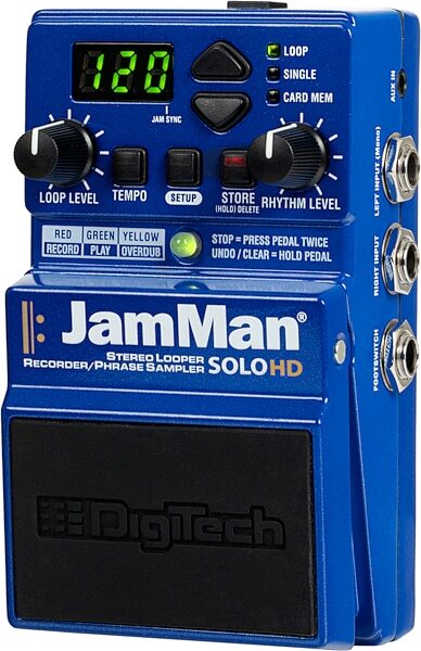 DigiTech JamMan Solo HD Looper Pedal, New, Action Position Back
