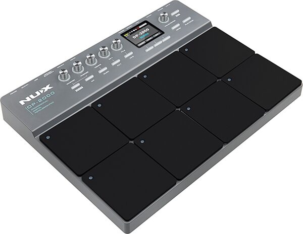 NUX DP-2000 Compact Digital Percussion Pad, New, Action Position Back