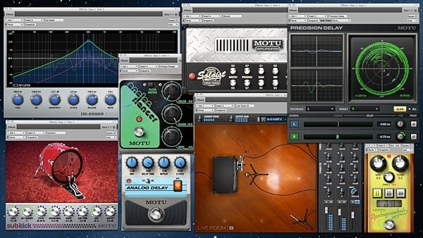 MOTU Digital Performer 8 Recording Software, Plug-Ins