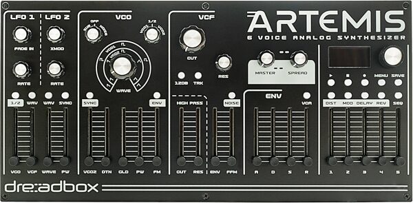 Dreadbox Artemis 6-Voice Analog Synthesizer Module, New, Action Position Back