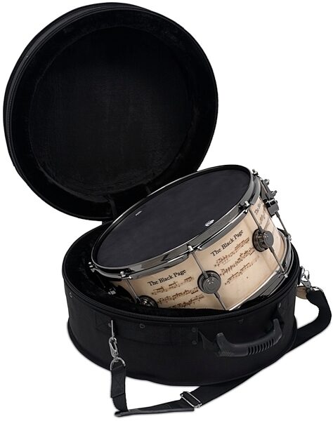 Drum Workshop Icon Bozzio/Zappa Black Page Snare Drum, View 4
