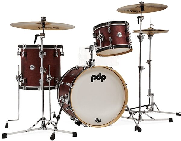 Pacific Drums PDC1803 Concept Maple Bop Drum Shell Kit, 3-Piece, drums