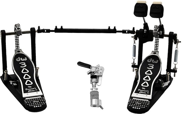 Drum Workshop 3002A Double Bass Drum Pedal, With Gibraltar DC Hi-Hat Drop Clutch, pack