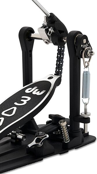 Drum Workshop 3000 Single Bass Drum Pedal, With Double Chain, Action Position Back