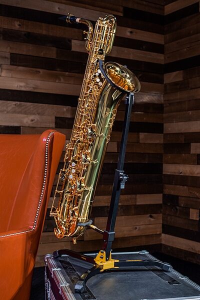 Hercules DS535B Baritone Saxophone Stand, New, Main